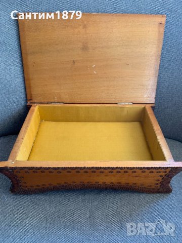 Красива дървена кутия за бижута-8, снимка 3 - Антикварни и старинни предмети - 43986413