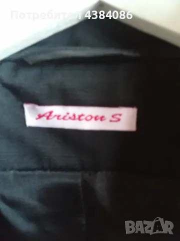 Черен костюм за офиса Ariston S, снимка 3 - Костюми - 49154279