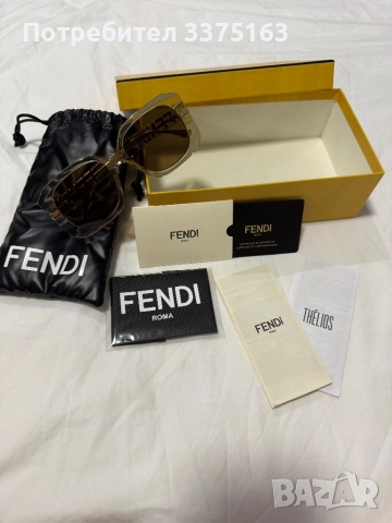 Очила Fendi, снимка 3 - Слънчеви и диоптрични очила - 51824510