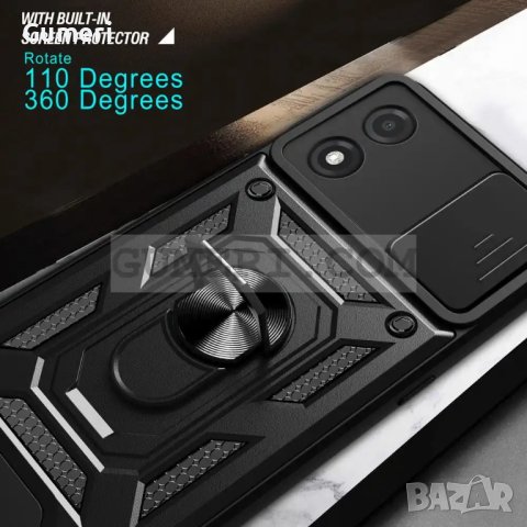 Хибриден Кейс с Капак и Ринг за Motorola Moto E13, снимка 7 - Калъфи, кейсове - 40801820