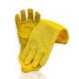 Ръкавици пчеларски от естествена кожа с ръкавели от дишаща материя, снимка 2