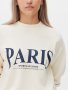 Красив и топъл дамски суичър Paris, снимка 3