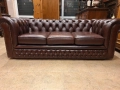 Диван тройка CHESTERFIELD естествена кожа , снимка 6
