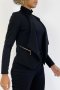 Дамско сако (блейзър) с ревер и джобове с цип, 3цвята - 024, снимка 15