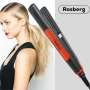 Преса за коса Rosberg, въпнообразна плоча, черно/ червено, 2 ГОДИНИ ГАРАНЦИЯ, снимка 7