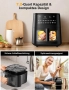 Фритюрник с горещ въздух (Air Fryer) XXL 7.2 литра с прозорец за наблюдение и сензорен LED дисплей, снимка 7