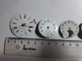 Порцеланови циферблати за стари джобни часовници - 5 броя, снимка 2