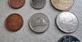 Канада. 1,5, 10, 25 цента  и 1 долар . 12 бр. различни до една монети., снимка 11