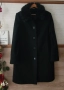 Черно палто с пухена яка, снимка 2