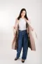 Дамско Палто James coat - Нюд, снимка 3