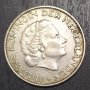 Сребърна монета 1 гулден 1957, снимка 2