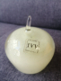  Декоративна стъклена ябълка марка IVV -  Зелена , снимка 1 - Статуетки - 44876748