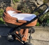 Продавам детска количка 2 в 1 – кош за новородено + летен кош, снимка 3