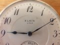 Американски джобен часовник ELGIN U.S.A. 17 камъка 1920 г, снимка 2