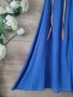 Синя дълга рокля памучна материя , снимка 3