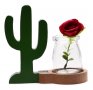 Интересна ваза -  поставка с кактус, снимка 1 - Вази - 39872166