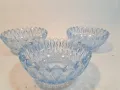ретро сини стъклени купички   16/4, снимка 1