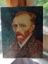 Картина масло платно български автор Ван Гог репродукция, снимка 2