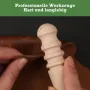 Кожарски дървени форми за полиране на кожа, конус, колелце, снимка 6