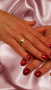 Стилен дамски пръстен от неръждаема стомана с пеперуда Anabell , снимка 1 - Пръстени - 44874658