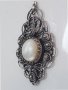 Сребърен медальон филигран, снимка 3