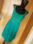 Тюркоазено-зелена лятна рокля с гол гръб С, снимка 1 - Рокли - 33566670