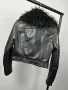 MANGO уникално кожено яке с косъм , снимка 3