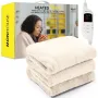 Луксозно поларено електрическо одеяло MONHOUSE 130X160 см 120W/Цифров контролер/9 настройки/Таймер, снимка 7