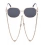 Слънчеви очила Valentino осмоъгълни с верижка / синджир, снимка 2