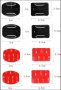 4бр. основи + 4бр. 3M лепенки за GoPro, снимка 1 - Чанти, стативи, аксесоари - 27610253