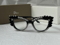 Dior прозрачни слънчеви очила, очила за компютър екстравагантни с камъни, снимка 2