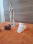 Фигурка на дама с кученце, снимка 2