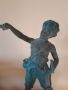 Стара авторска бронзова фигура,статуетка, снимка 3