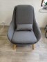 Кресло / фотьойл тапицирана седалка и обелeгалка Ademis внос от Германия