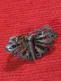 СТАРА КРАСИВА ФИГУРАЛНА ФИЛИГРАННА ПОСРЕБРЕНА БРОШКА ПЕПЕРУДА от БЛАГОРОДНА СТОМАНА 31413, снимка 9