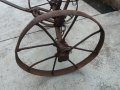 възрожденски кован колесар - теглич за рало, плуг - рядкост, снимка 13