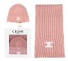 Celine Комплект Зимен Шал И Зимна Шапка - Налични Различни Цветове Код SK421, снимка 18