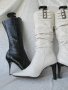 КАТО НОВИ дамски 36 - 37 кожени ботуши- бели,естествена кожа, made in BRAZIL, снимка 9