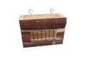 Дървена Хранилка за сено за Гризачи 9,5 x 20 x 15 см. , снимка 1 - За гризачи - 34614503