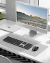 OMOTON Безжична Bluetooth зареждаща се USB клавиатура и мишка за Mac OS, с 3 Bluetooth канала, снимка 9