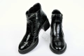 НОВО! Подплатени дамски боти от естествен лак, снимка 2