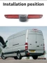 Камера за заден ход, Със стоп светлина, За Mercedes Sprinter/VW Crafter, Нощна, Водоустойчива, снимка 4