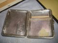 СТАРА РЕТРО - ВИНТИДЖ КОРЕКЦИОНЕРСКА СССР ПОСРЕБРЕНА ЕМАЙЛИРАНА ТАБАКЕРА 32198, снимка 3