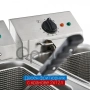Професионален двоен електрически фритюрник 2x12L с кранове за източване! ХИТ Цена 398,81€, снимка 6