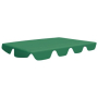 vidaXL Резервен сенник за градинска люлка, зелен, 188/168x145/110 см(SKU:312088