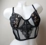 80В/С (М размер) късо корсетно бюстие/топ, снимка 4