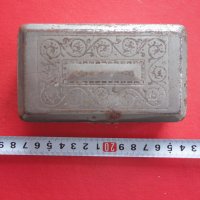 Старинна гравирана армейска кутия за тютюн , снимка 1 - Колекции - 43813533