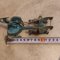 мини бронзова статуетка римска колесница , снимка 10 - Статуетки - 43906146