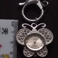 Ключодържател часовник с кристали GIULIO QUARTZ WATER RESISTANT 42327, снимка 5 - Дамски - 43619181
