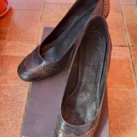 Дамски италиански обувки естественна кожа, снимка 2 - Дамски обувки на ток - 24946574